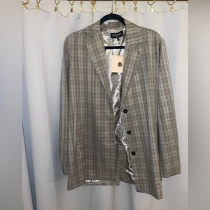 Kittenish plaid blazer - never worn